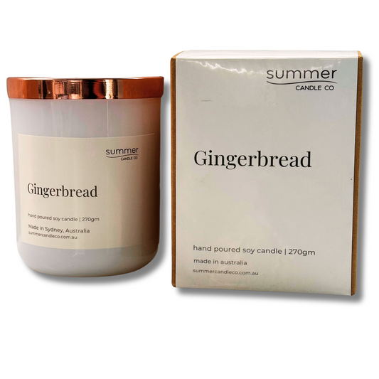 Gingerbread scented candle and gift box