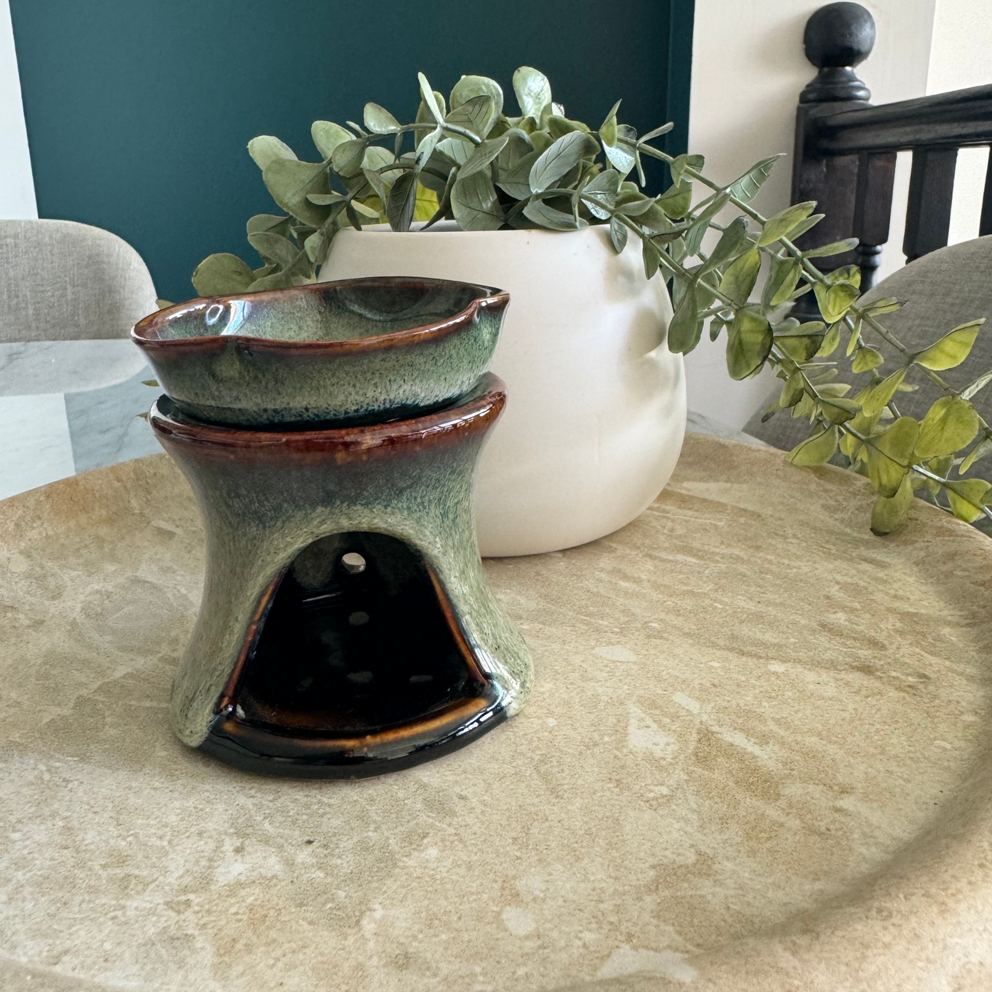 Essential Oil Ceramic Burner - Handmade