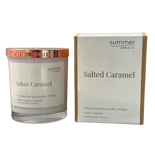 SALE - Salted Caramel Soy Wax Candle