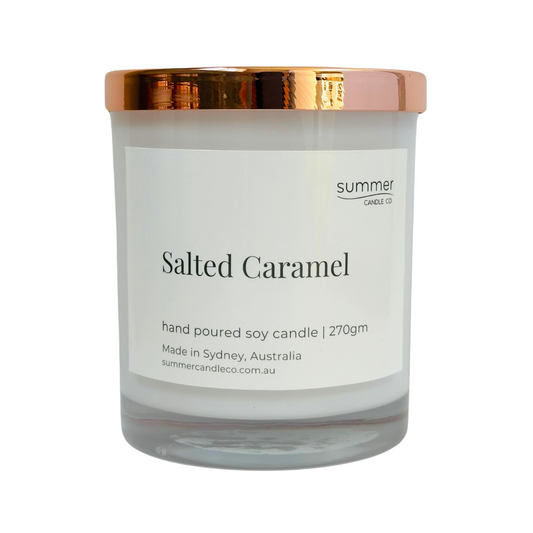 SALE - Salted Caramel Soy Wax Candle