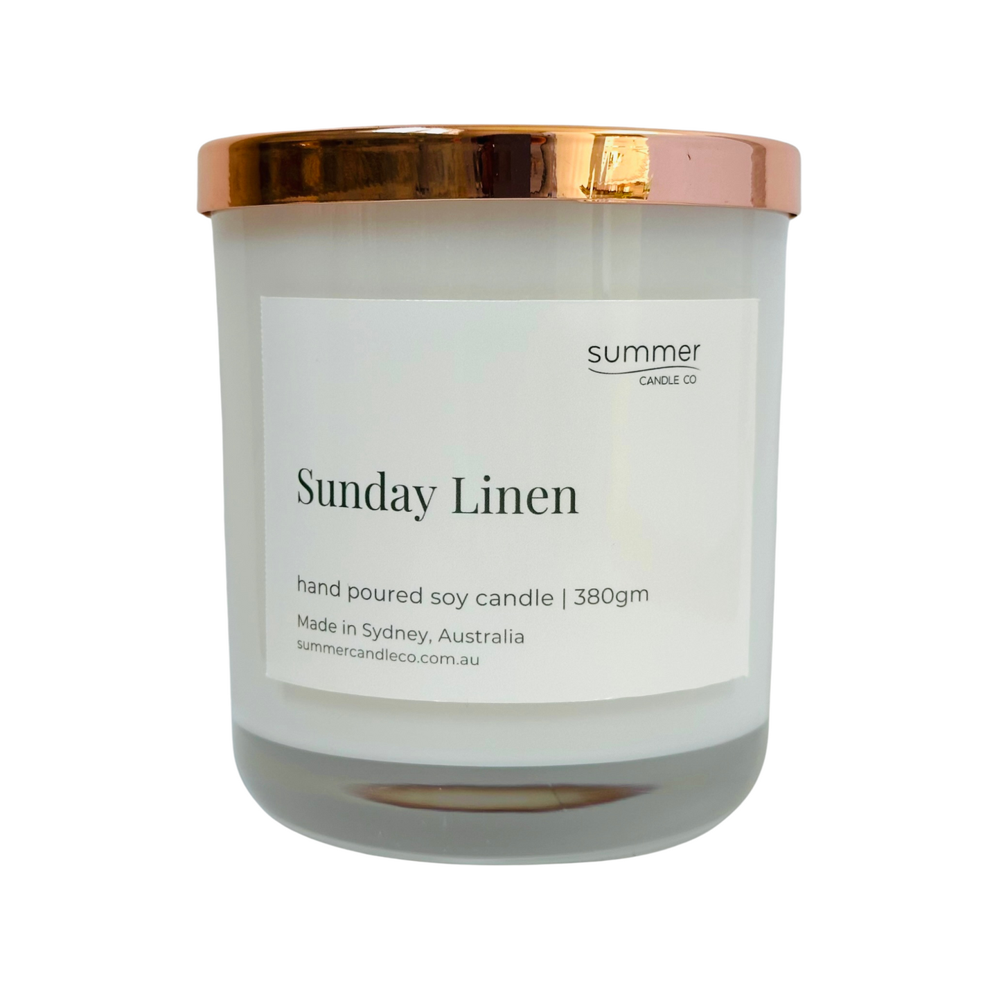 Sunday Linen Soy Wax Candle
