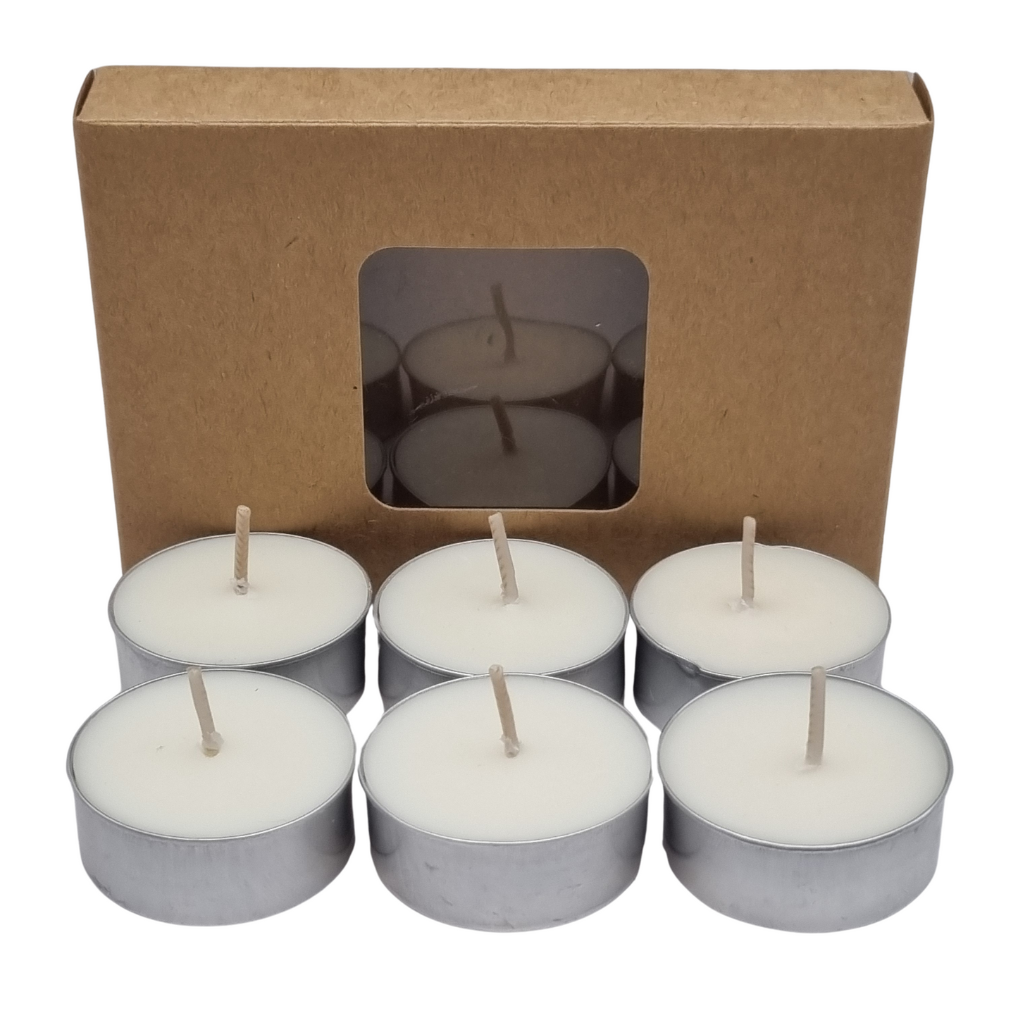 SALE - Tealight Candles - Soy Wax- 6 Pack