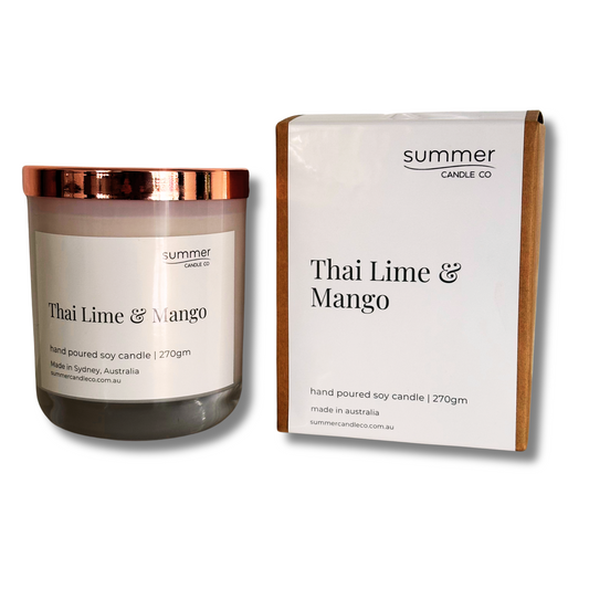 Thai Lime & Mango Soy Wax Candle