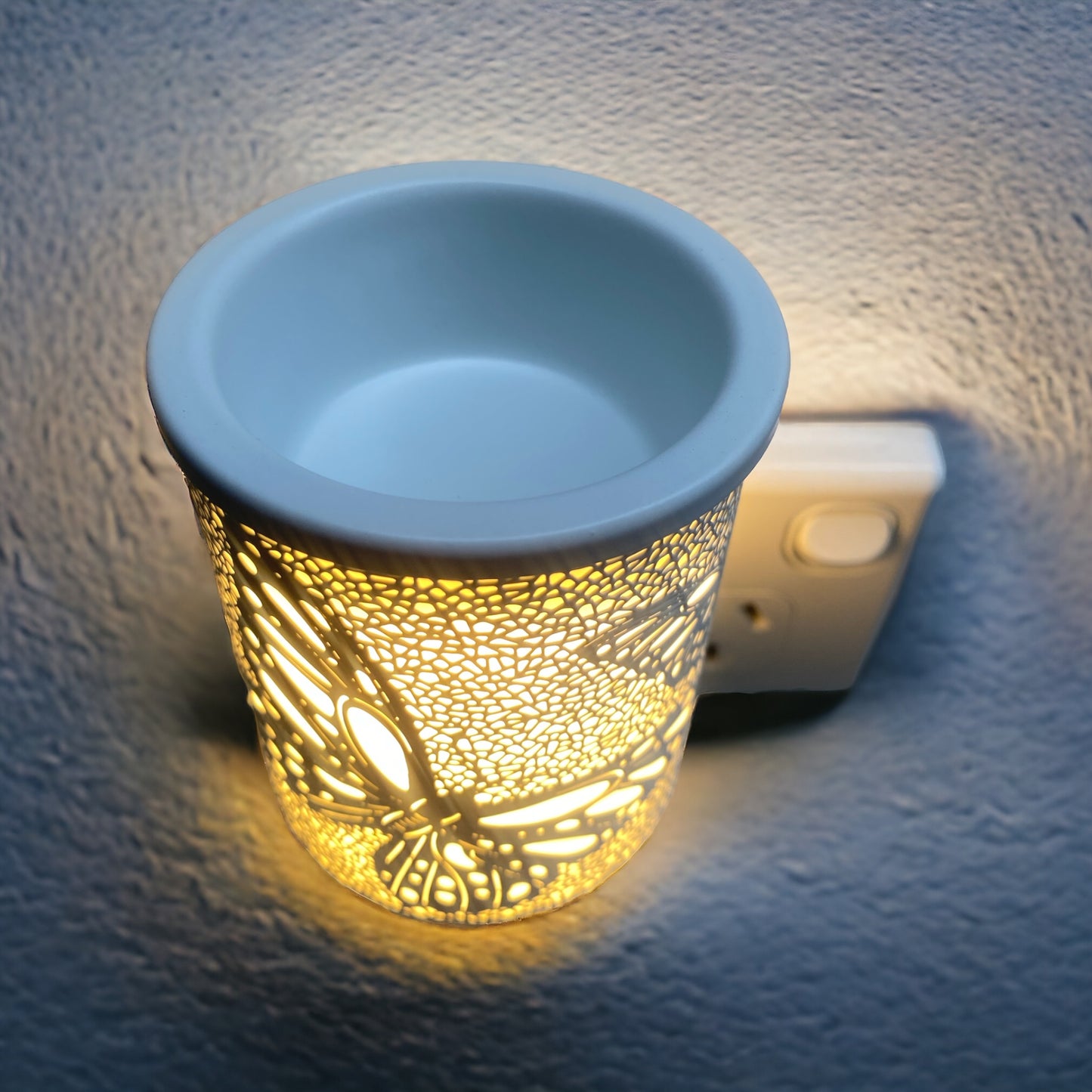Plug-in Metal Warmer- Butterfly