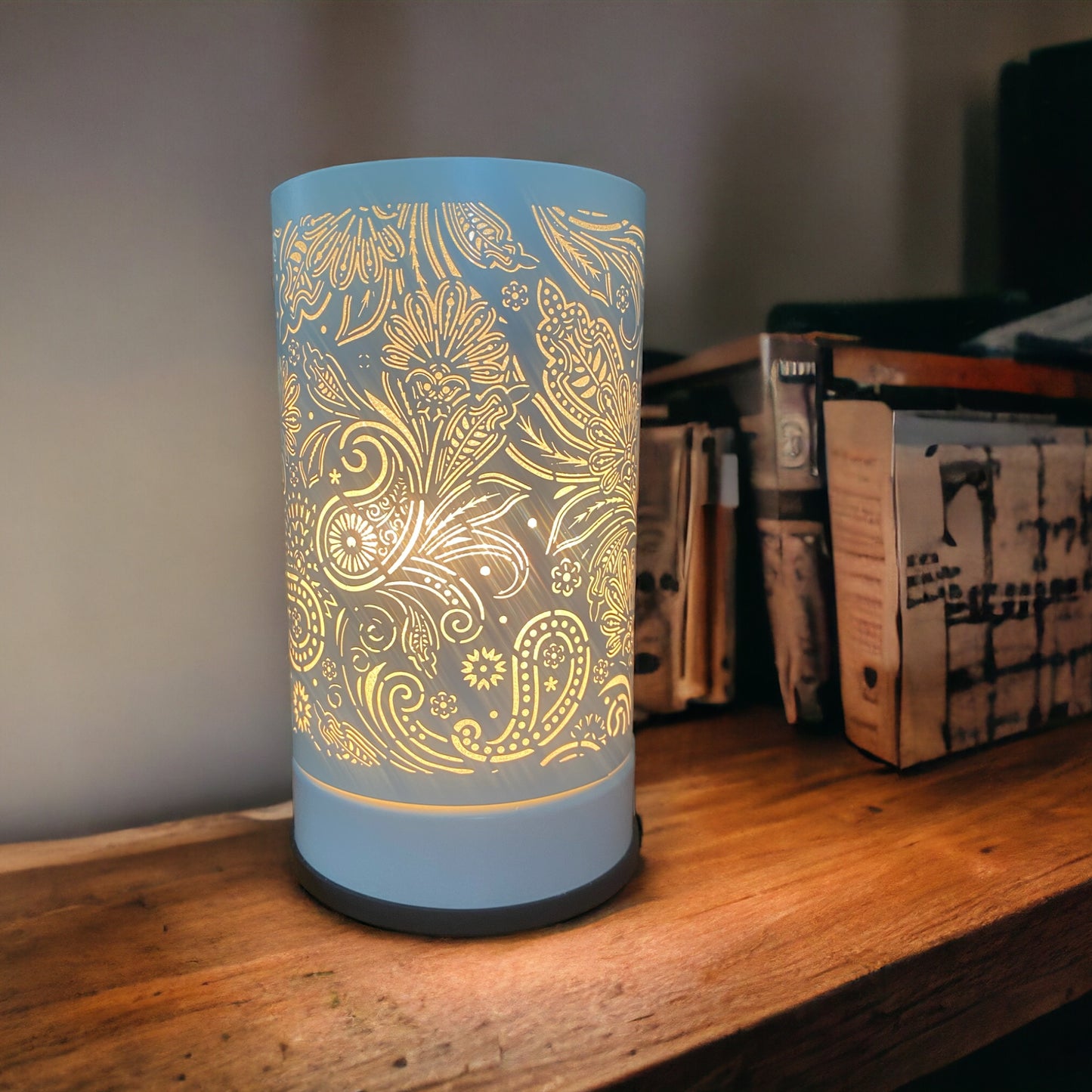 Melt Warmer - Floral White Metal