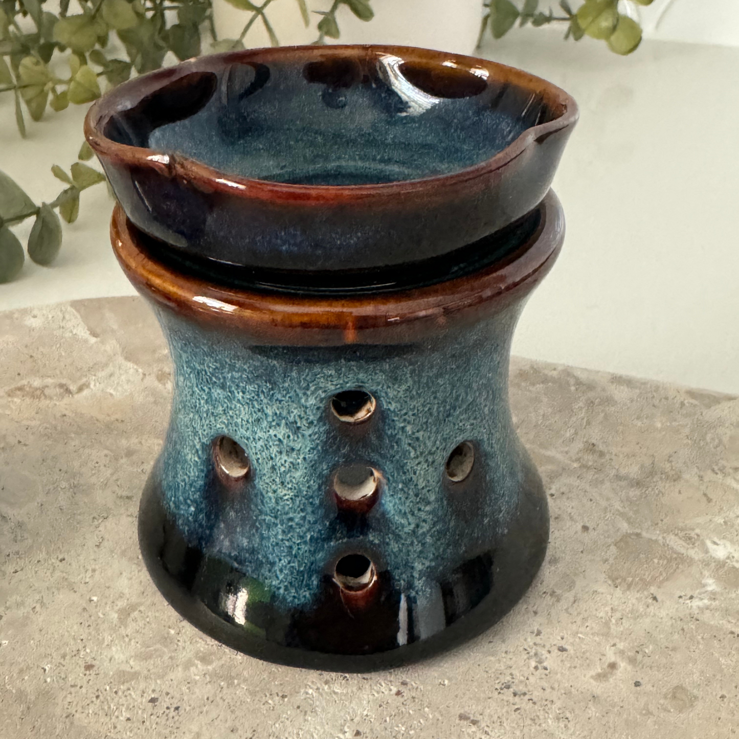 Essential Oil Ceramic Burner - Handmade