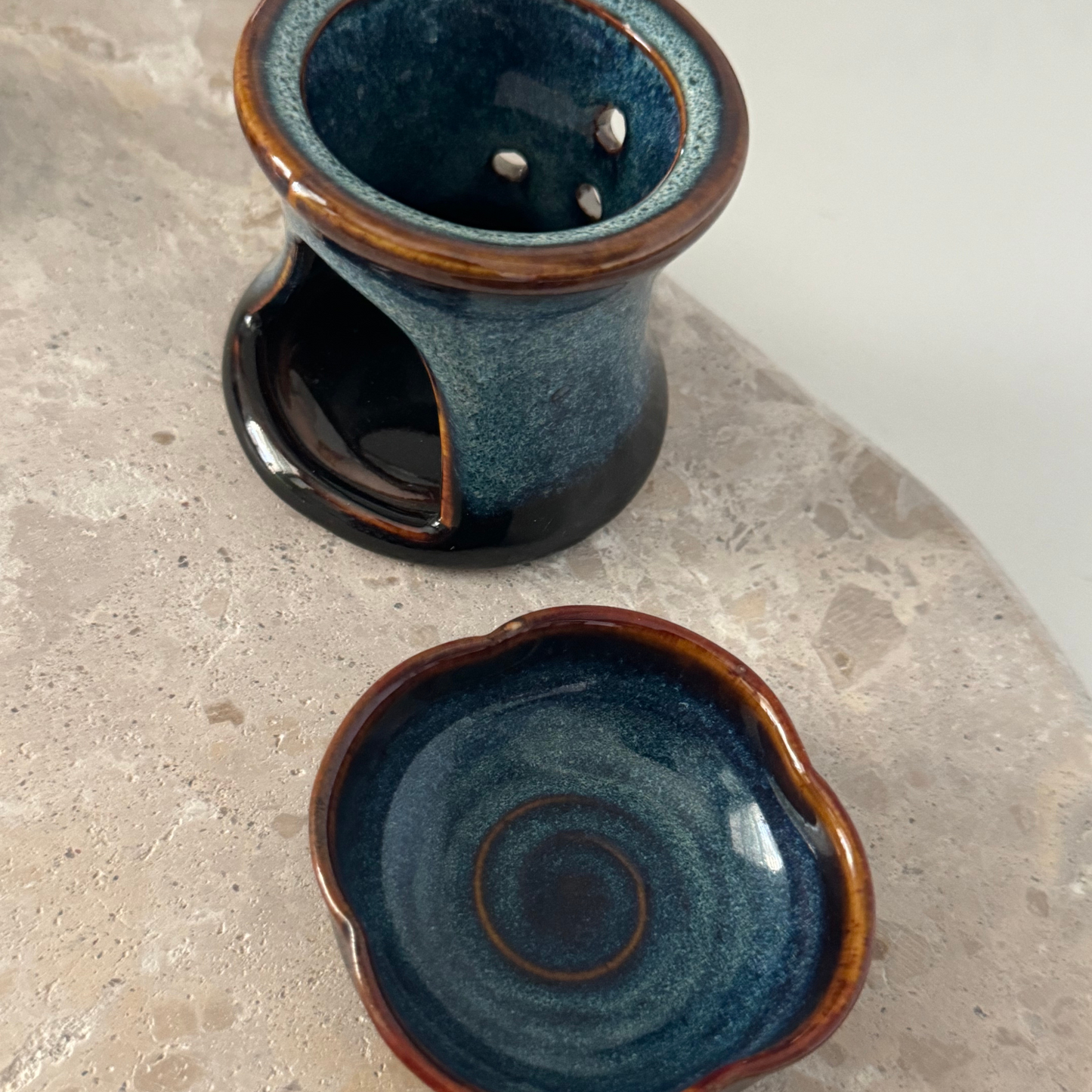 Essential Oil Ceramic Burner - Handmade