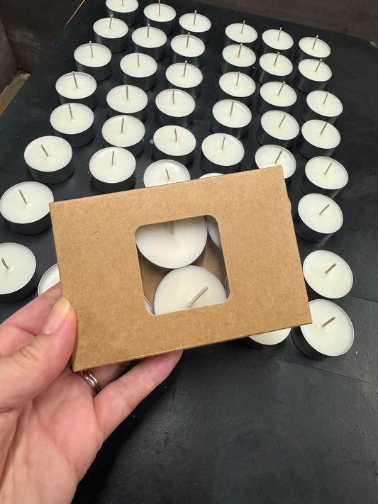 SALE - Tealight Candles - Soy Wax- 6 Pack