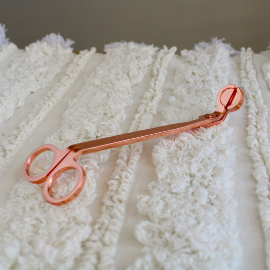 SALE - Wick Trimmer- Rose Gold - Essential Candle Accessory for a Cleaner Burn