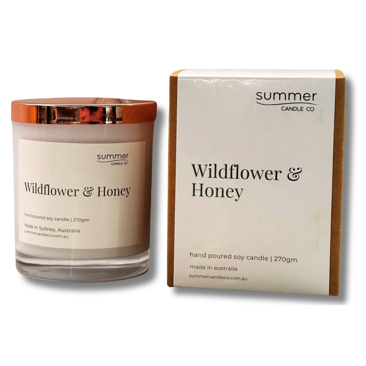 Wildflower & Honey Candle with Box