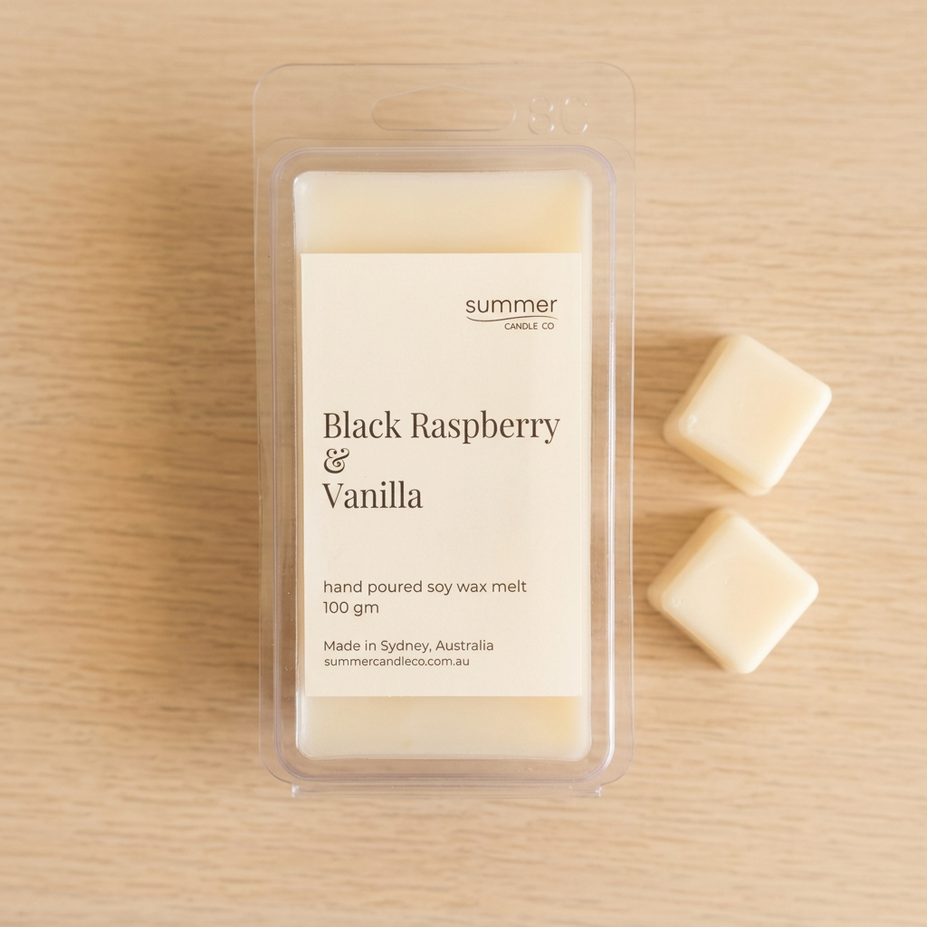 Wax Melts close-up with melt cubes